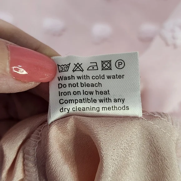 💚 3/$10 Belongsci Pink Textured Dress Size XXL - Picture 7 of 11